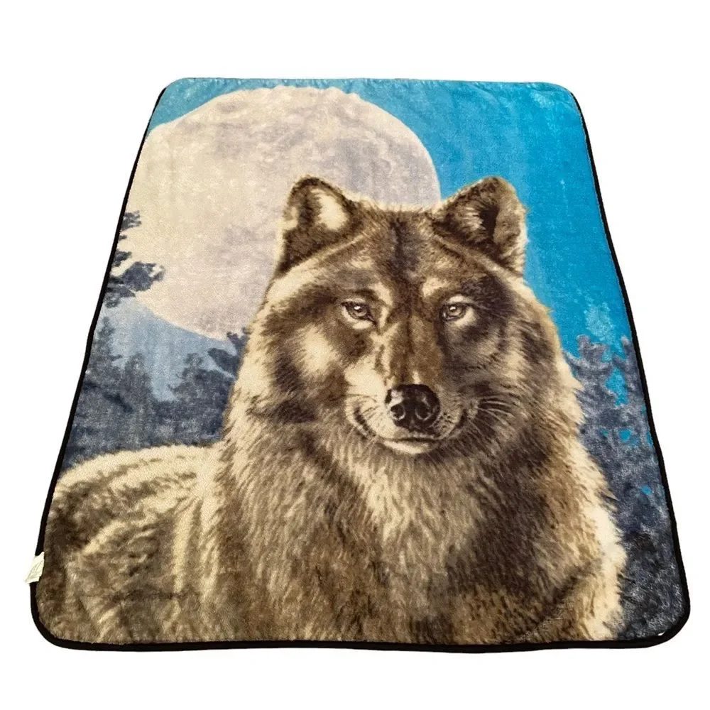 The Northwest Company James Meger Wolf Moon Spirit Animal Blanket